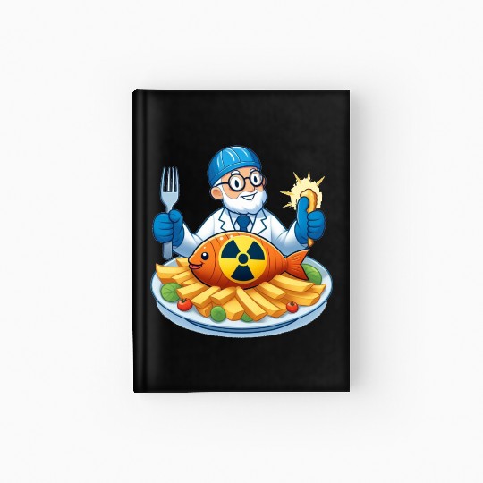 Fission Chips Science Fun Physics Humor Hardcover Journal