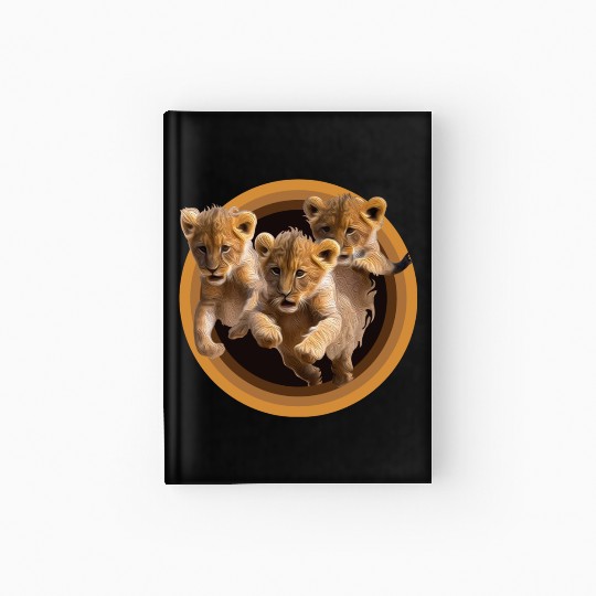 Kittens, Lion cubs Hardcover Journal