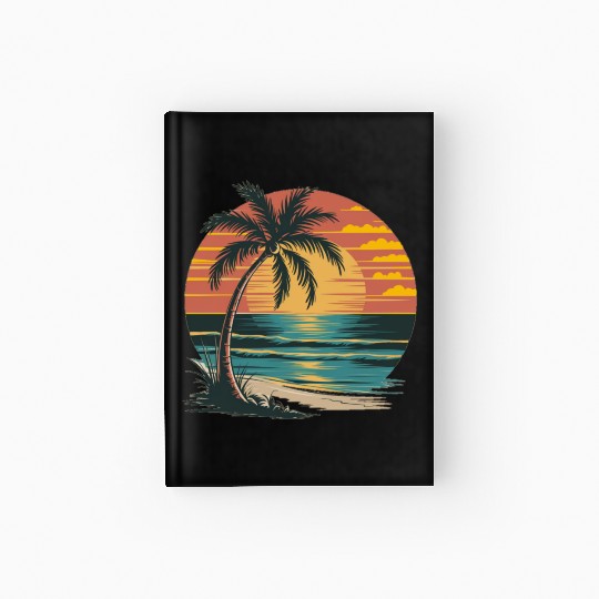 Tropical Sunset Bliss Hardcover Journal