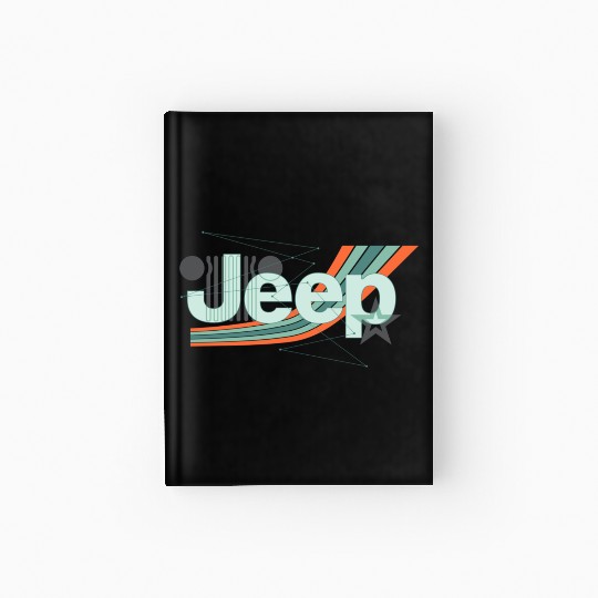 Jeep Painted Angles Design Hardcover Journal