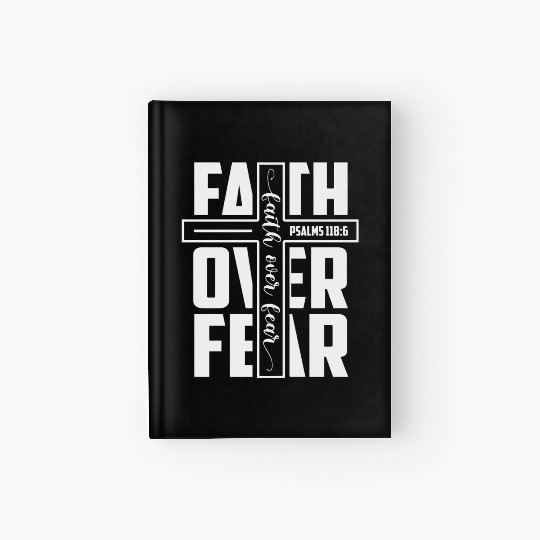 Faith over Fear | Motivational | Inspirational Hardcover Journal