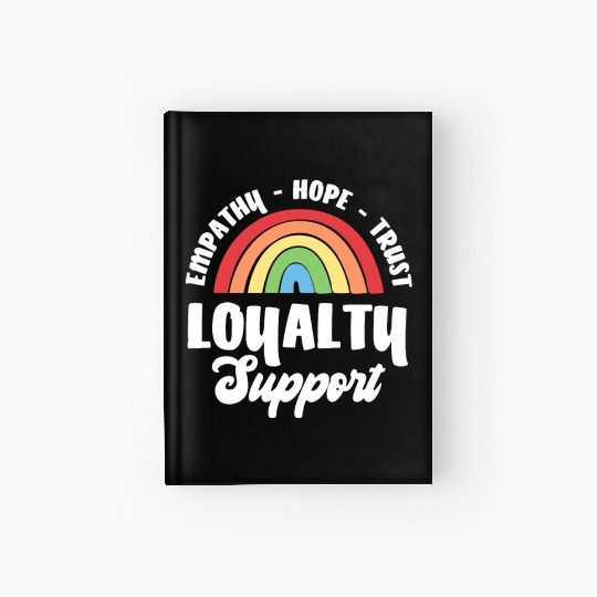 Empathy Hope Trust Loyalty Hardcover Journal