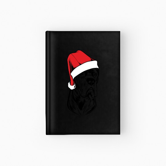 CANE CORSO Christmas Magic Unleashed with style Hardcover Journal