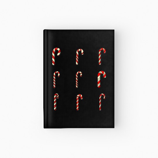 christmas cheer candy cane Hardcover Journal