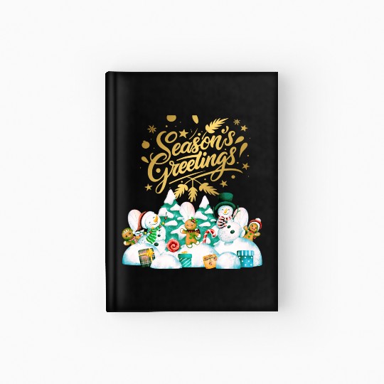 Seasons greetings with friends Hardcover Journal