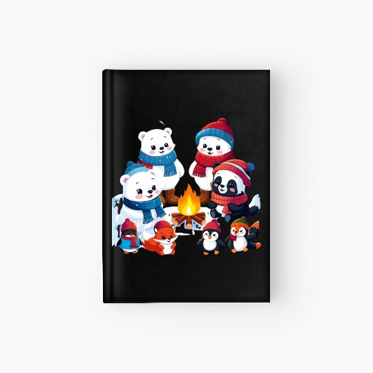 Winter Wonderland Critters Hardcover Journal