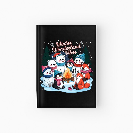 Winter Wonderland Snowflake Hardcover Journal