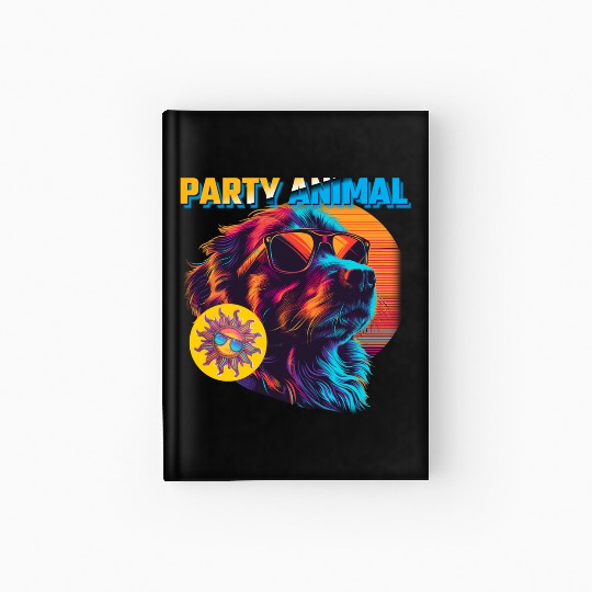 Party Animal Vintage Hardcover Journal