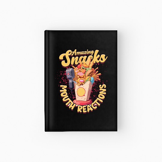 ASMR Amazing Snacks Mouth Reactions Hardcover Journal