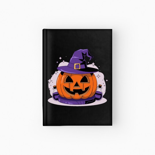 Witchy Jack-O'-Lantern Hardcover Journal