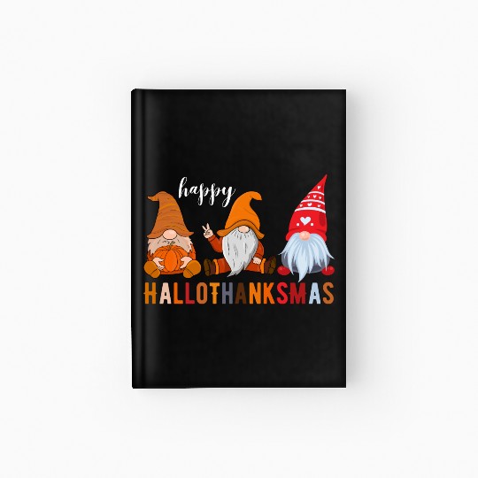 HalloThanksMas Hardcover Journal