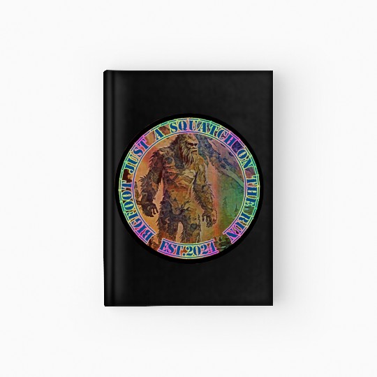 BIGFOOT JUST A SQUATCH ON THE RUN 235221817 Hardcover Journal