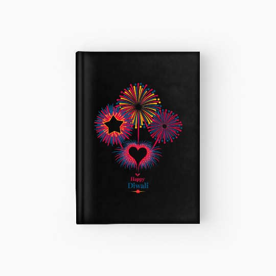 Fireworks for Diwali Celebration Hardcover Journal