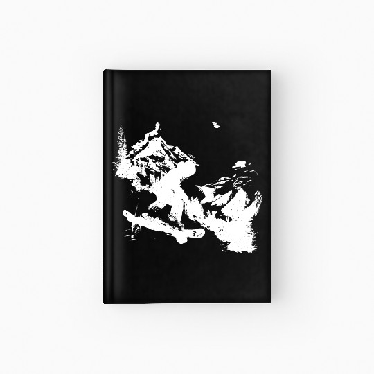 Snowboarding Graphic Hardcover Journal