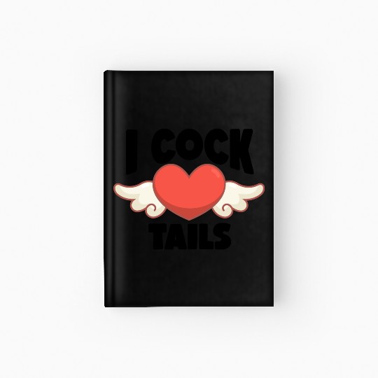 Funny I Love Cocktails 7 Hardcover Journal