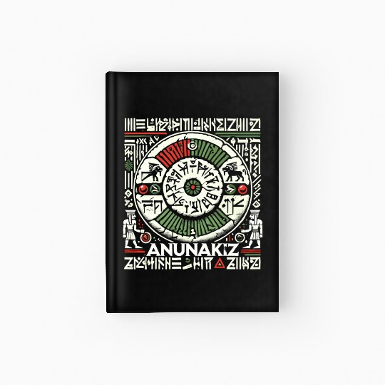 Anunakiz Eternal Akkadian Anunnaki Wheel Hardcover Journal