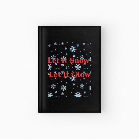 Christmas Cheer in a cup Funny Christmas on Bella Hardcover Journal