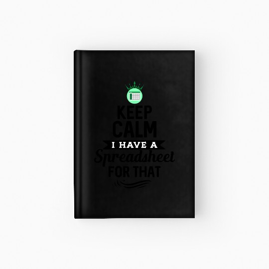 Funny Excel Spreadsheets Lover 1 Hardcover Journal