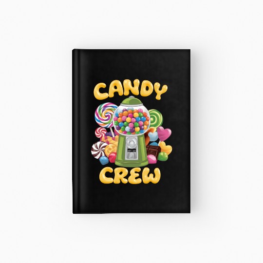 Candy Security Crew Lollipop Gummy Sweet Birthday Hardcover Journal