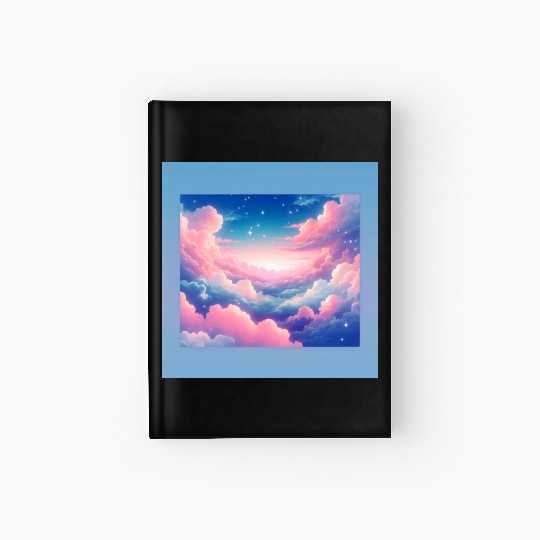 pastel cloud Hardcover Journal