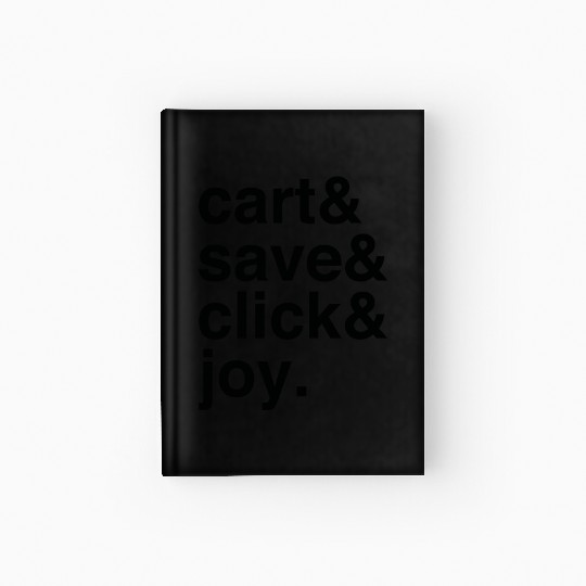 Smart Shopping Deal Happiness Cart Joy Hardcover Journal