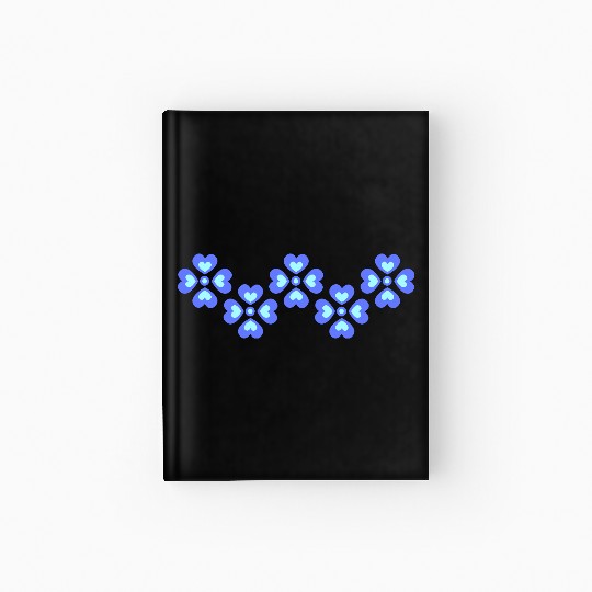 Many Pretty Daisy Flowers Decorative Nature Design Hardcover Journal