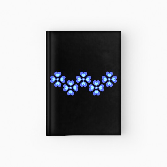 Many Pretty Daisy Flowers Decorative Nature Design Hardcover Journal