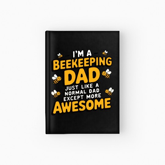 Beekeeping dad Hardcover Journal