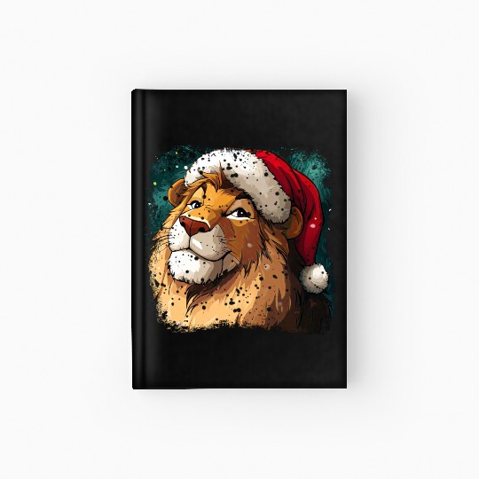 Leo Christmas Hardcover Journal
