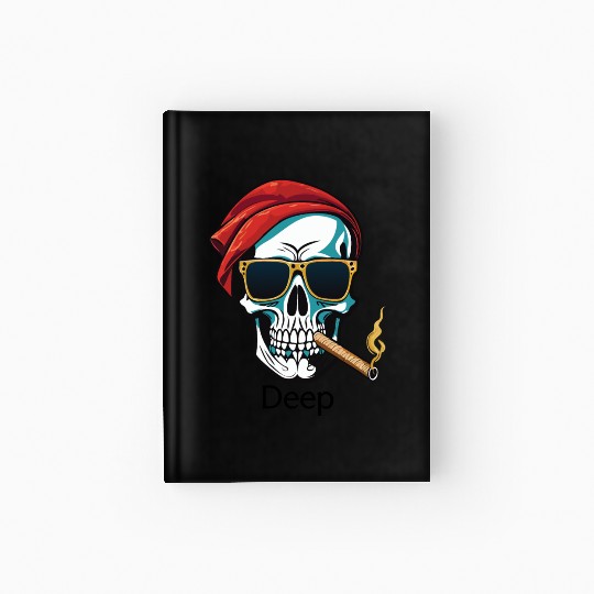 Creative skull design for gift Hardcover Journal