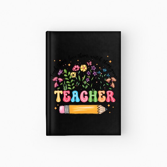 Teacher Wildflowers Hardcover Journal