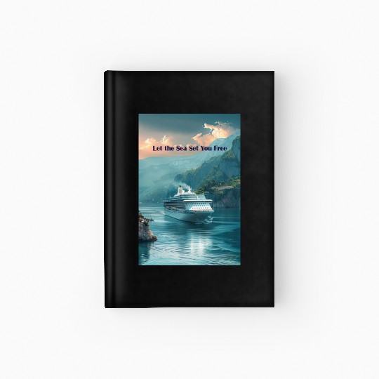 cruise ship Let the Sea set you free Hardcover Journal
