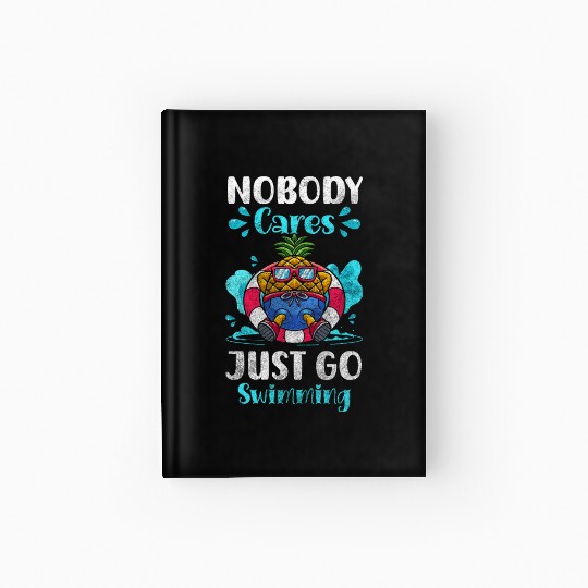 Pool Swimming Pool Front Crawl Summer Hardcover Journal