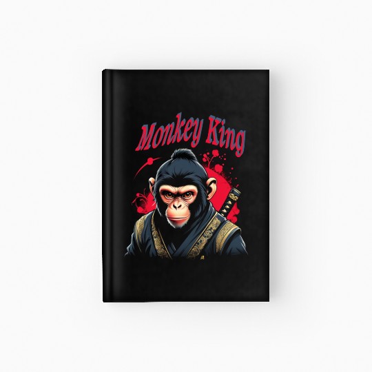 Monkey King Warrior – Bold Samurai Ape Artwork Hardcover Journal