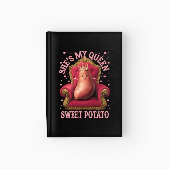 She s my sweet Potato Hardcover Journal
