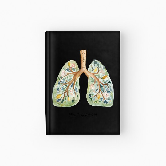 Breath Nature In Hardcover Journal