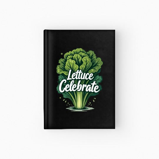 Funny Food Art: Lettuce Romaine Salad for Salad Hardcover Journal