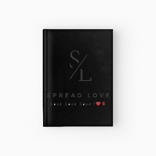 spread love - "Love in Every Gesture" Hardcover Journal