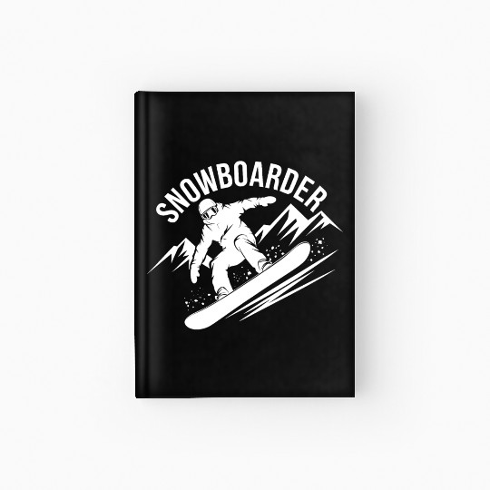 Snowboard Snowboarder Snowboarding Winter Sports Hardcover Journal