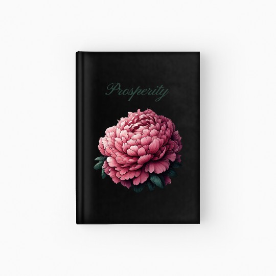 Peony of Prosperity: A Symbol of Wealth Hardcover Journal