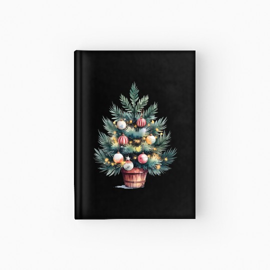 Tree Christmas, Merry Christmas Hardcover Journal