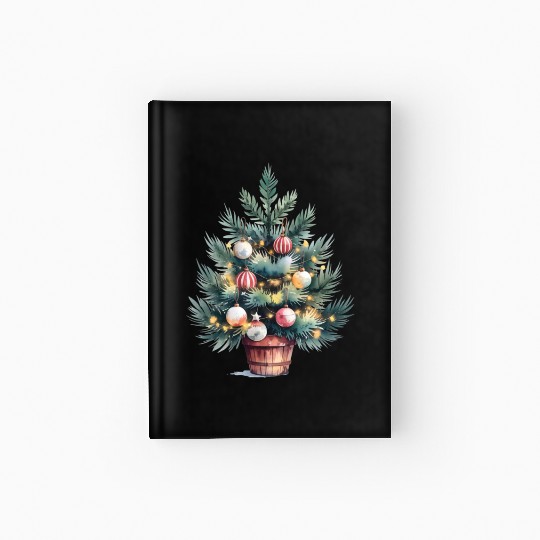 Tree Christmas, Merry Christmas Hardcover Journal