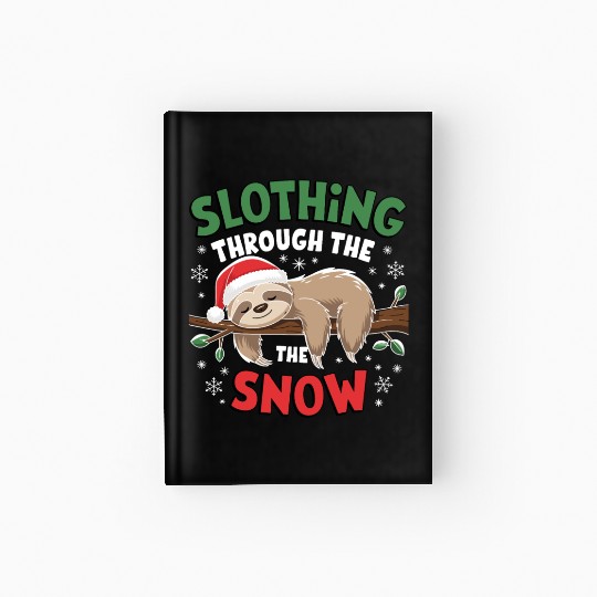 lazy christmas Hardcover Journal