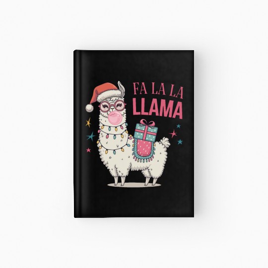 Christmas Llamas, Fa La La Llama Hardcover Journal
