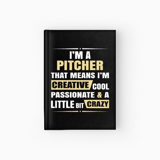 Pitcher Creative Cool And Crazy Hardcover Journal