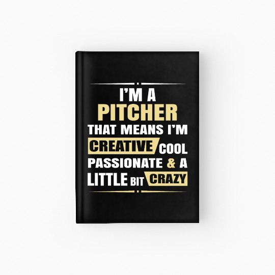 Pitcher Creative Cool And Crazy Hardcover Journal