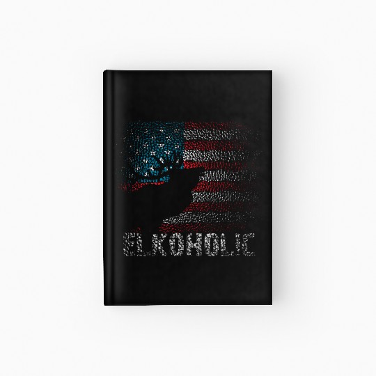 Elk Hunting Elkaholic Hunters Hardcover Journal