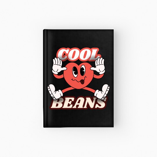 Womens Funny Hardcover Journal Cool Beans Holiday Sunday
