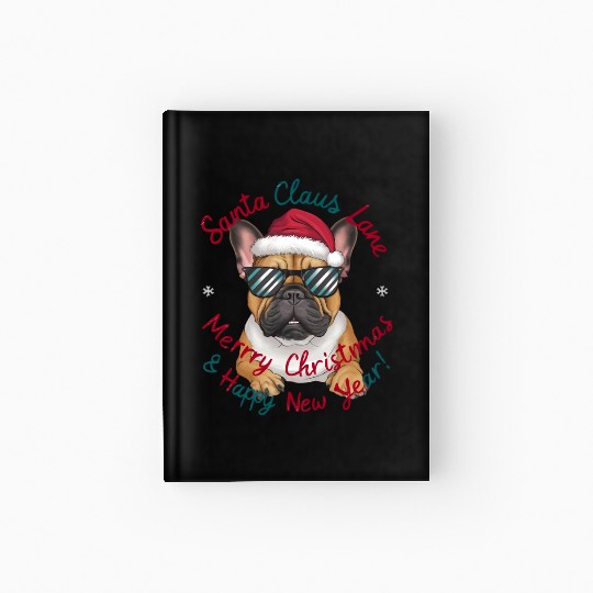 Merry Christmas Happy New Year Hardcover Journal