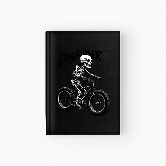 Lowrider Skeleton Art Hardcover Journal